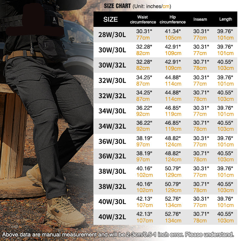 EDC Outdoor Lightweight Water Resistant Ripstop Cargo Pants