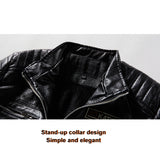 Espnman Men's Leather Jacket