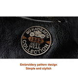 Espnman Men's Leather Jacket