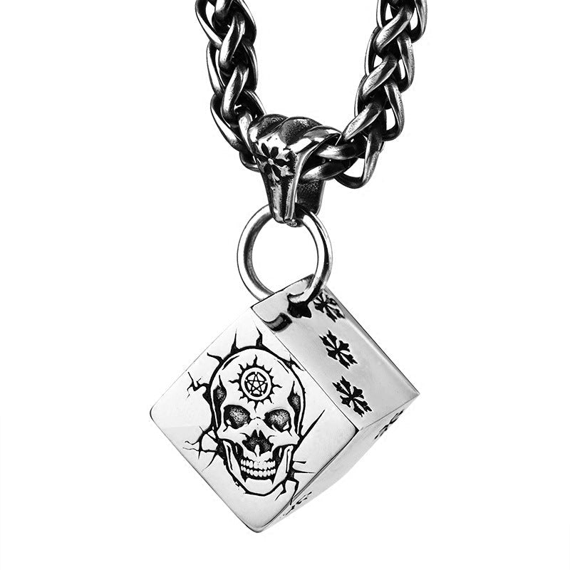 Skull Dice Necklace