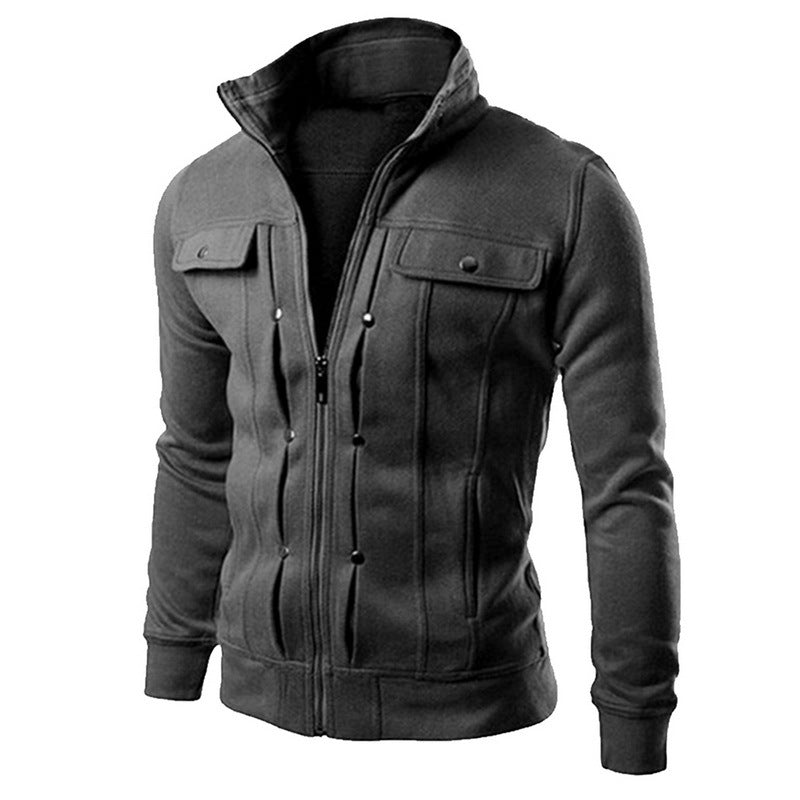 Men's Fashion Casual Side Zip Hoodie