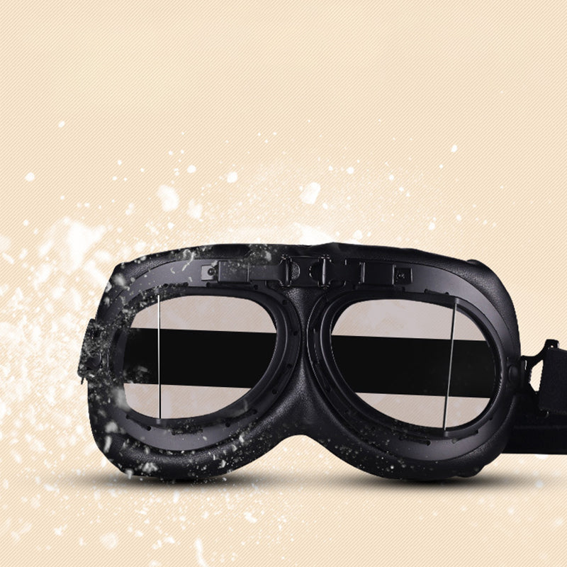 Espnman Retro Motorcycle Goggles with Adjustable Strap