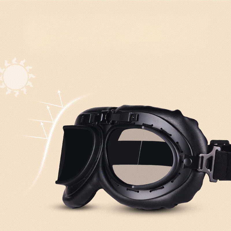 Espnman Retro Motorcycle Goggles with Adjustable Strap