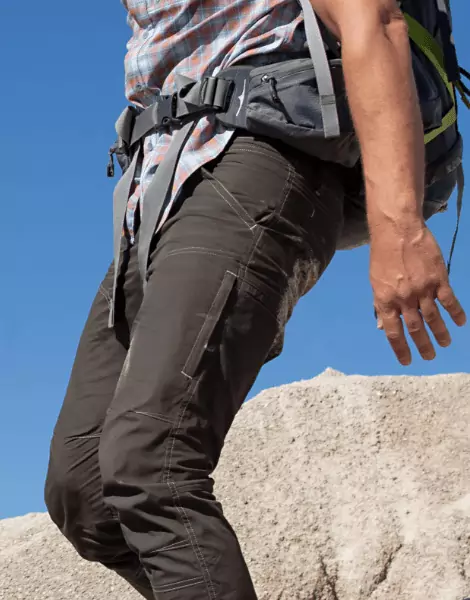 Mens outdoor zipper sports trousers
