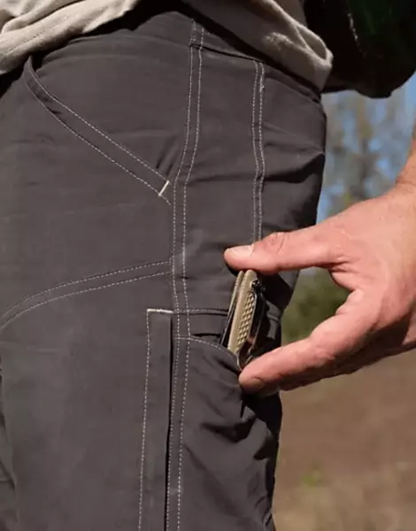Mens outdoor zipper sports trousers