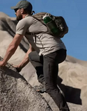 Mens outdoor zipper sports trousers
