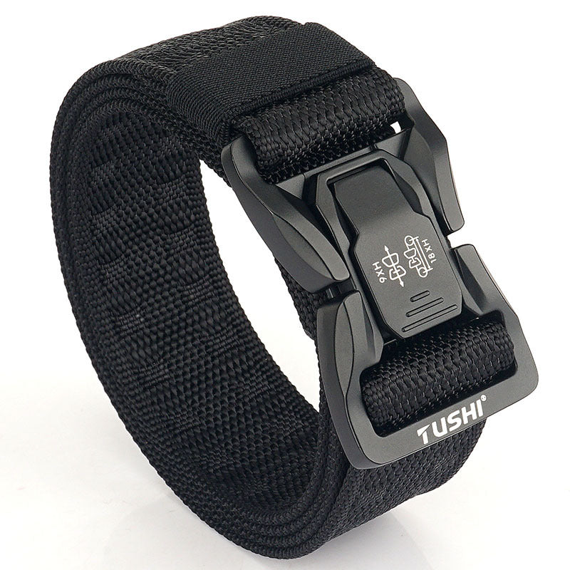 Men's Outdoor Commuter Buckle Fast Dry Nylon Tactical Belt