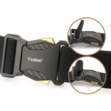 Men's Tactical Quick Release Buckle Stretch Nylon Braided Belt