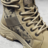 Men's Casual Camouflage Martin Boots Vintage Military Boots