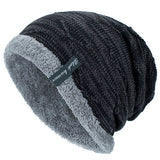 Men's Outdoor Warm Fleece Knitted Beanie
