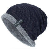 Men's Outdoor Warm Fleece Knitted Beanie