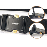 Men's Outdoor Nylon Quick Dry Aluminum Alloy Buckle Tactical Belt