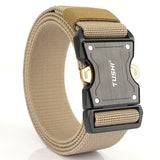 Men's Outdoor Nylon Quick Dry Aluminum Alloy Buckle Tactical Belt