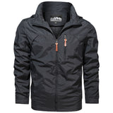 Men's Outdoor Waterproof And Windproof Hooded Jacket