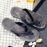 Men's Casual Flat Heel Non-slip Platform Flip-Flops