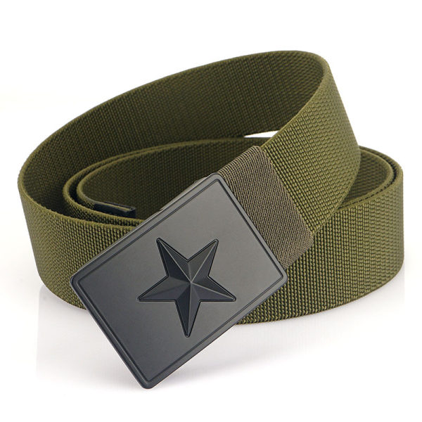 Men's Outdoor Casual Canvas Nylon Tactical Belt
