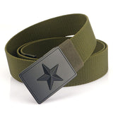 Men's Outdoor Casual Canvas Nylon Tactical Belt