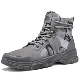 Men's Casual Camouflage Martin Boots Vintage Military Boots