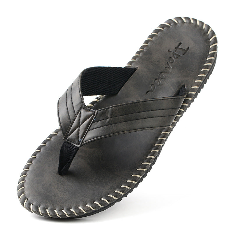 Men's Casual Flat Heel Non-slip Platform Flip-Flops