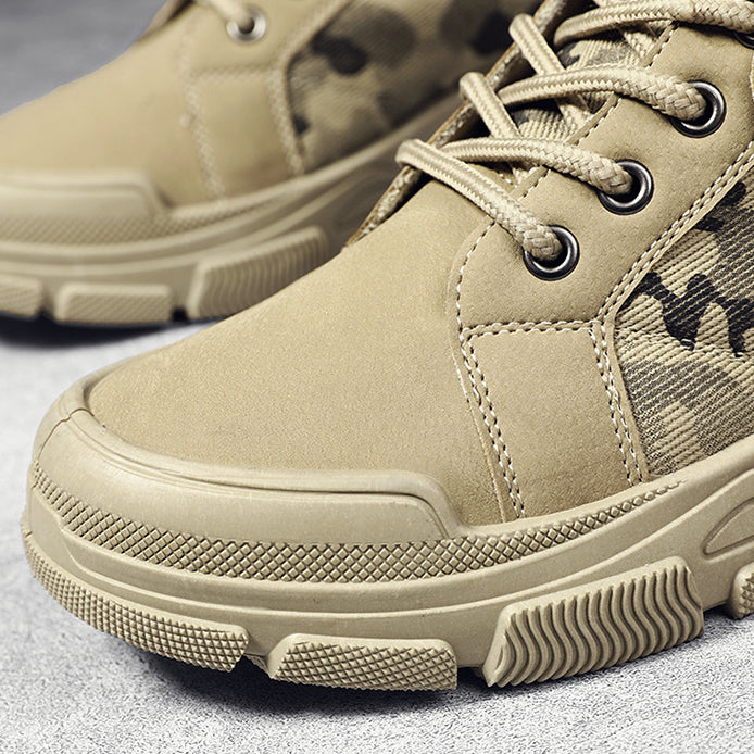 Men's Casual Camouflage Martin Boots Vintage Military Boots