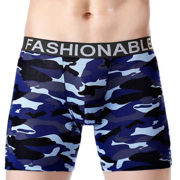 Men's Sports Camouflage Cotton Underwear