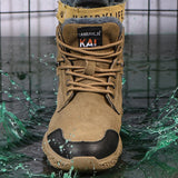 Men's Outdoor Fleece Warm Non-slip Wear-resistant Puncture-resistant Work Boots