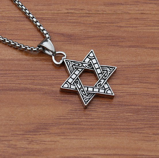 Hexagram Cross Alloy Necklaces