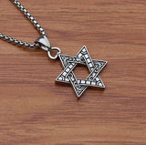 Hexagram Cross Alloy Necklaces