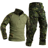 G3 Combat Clothing Suit Men's Tactical Uniform（With Removable Knee Pads）