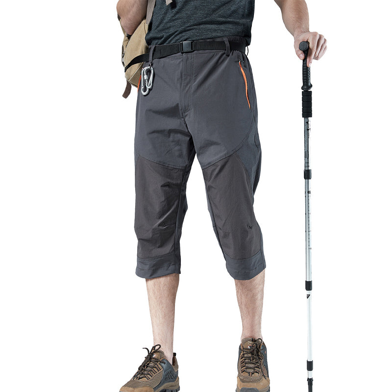 ZIPPER POCKET PATCHWORK QUICKDRY 13'' CARGO SHORTS (NOT BELT AND SAFETY)