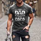 Papa Men's Cotton Short Sleeve T-Shirt