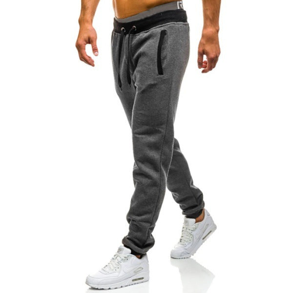 Men's Fashion Casual Letter Print Side Zip Hoodie
