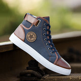 Men's Outdoor High Top Skate Shoes Casual Lace Up Comfy Ankle Boots