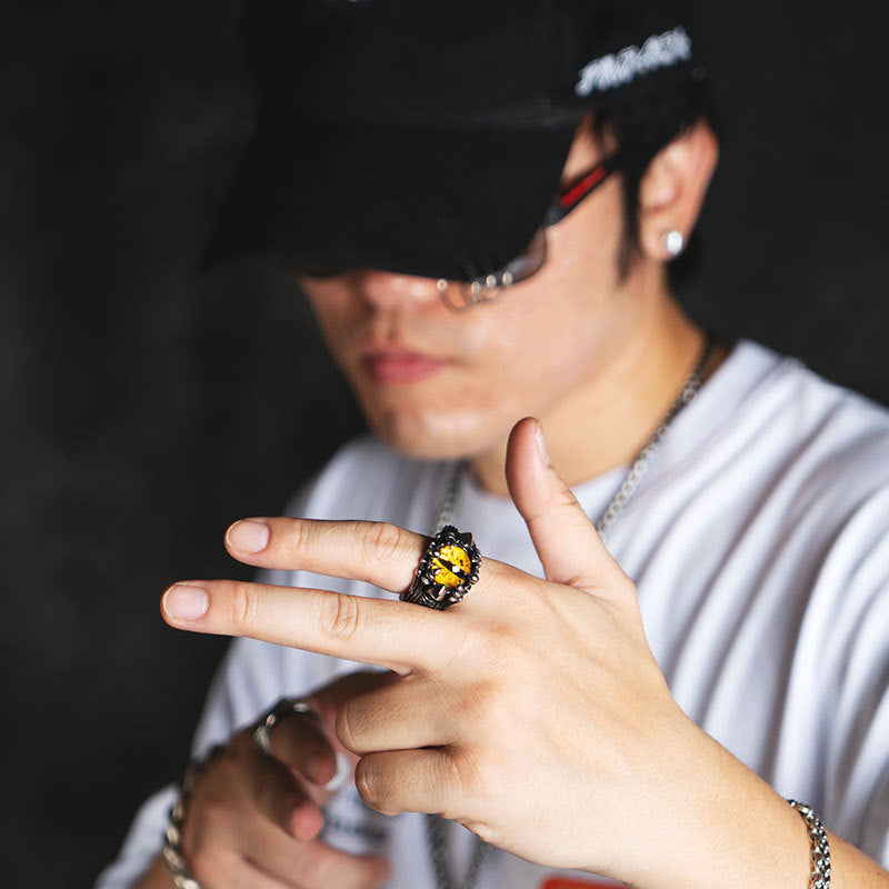 Dragon's Eye Gothic Ring