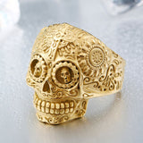 Sugar Skull Ring - Stainless Steel
