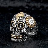 Sugar Skull Ring - Stainless Steel