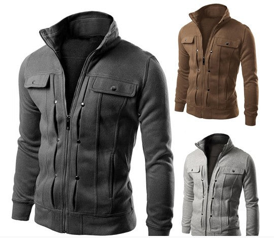 Men's Fashion Casual Side Zip Hoodie