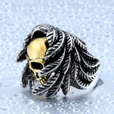 Winged Skull Ring