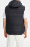 Detachable-Hooded Casual Padded Vest