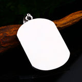 Eagle Dog Tag Pendant