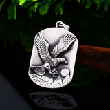 Eagle Dog Tag Pendant