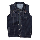 Men's Plus Size Denim Vest