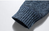 Men's Outdoor Warm Fleece Stand Collar Sweater Cardigan