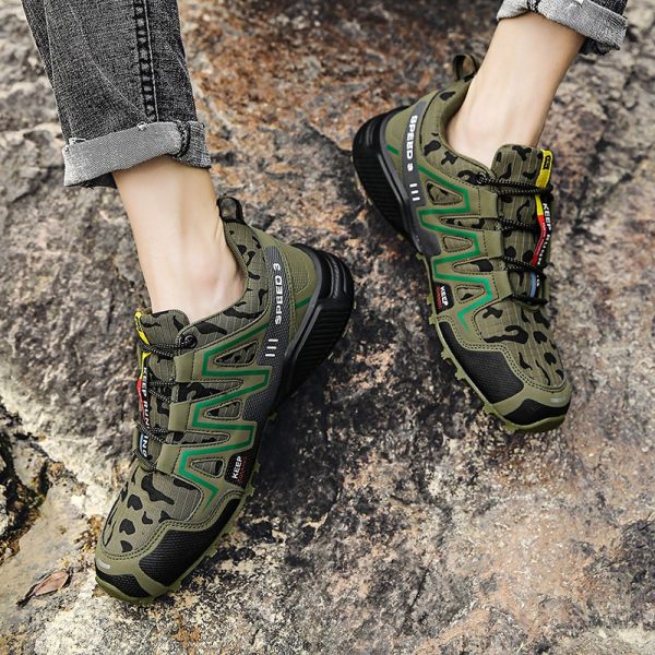 Men's Non-slip Soft Outdoor Cross-country Hiking Shoes