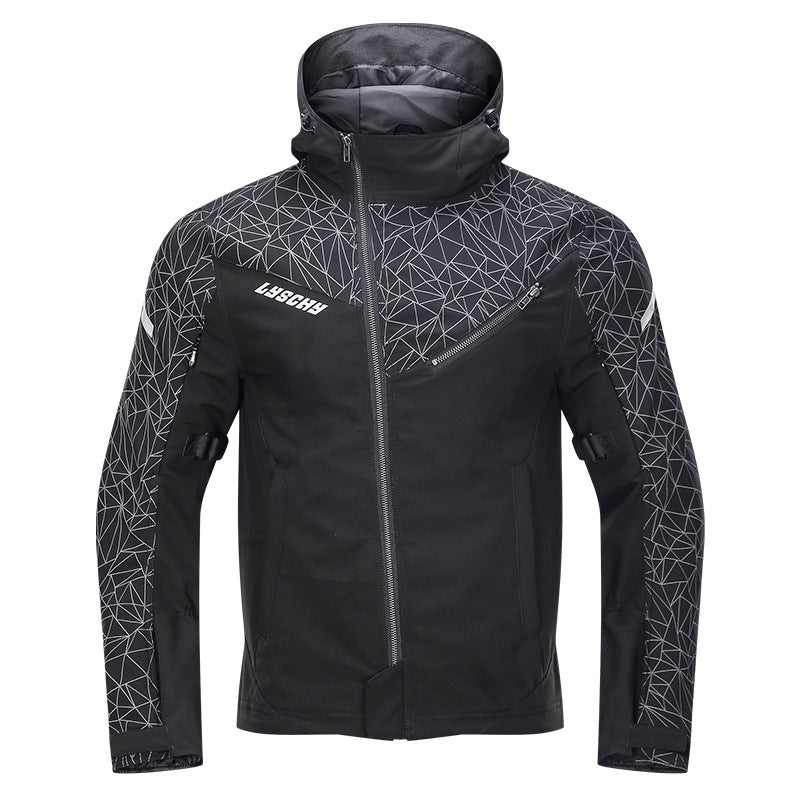 Racing Street Softshell Waterproof Armored Jacket