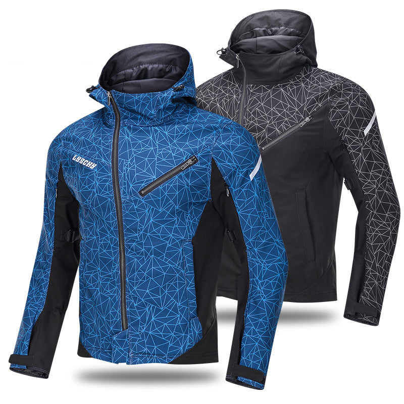 Racing Street Softshell Waterproof Armored Jacket