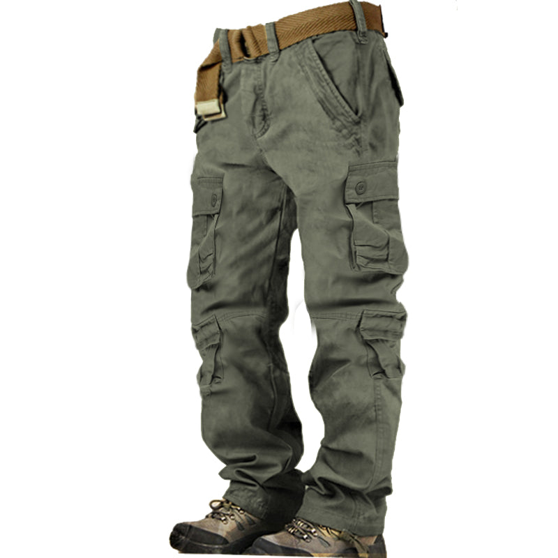Men's Multi-pocket Outdoor Cotton Cargo Pants