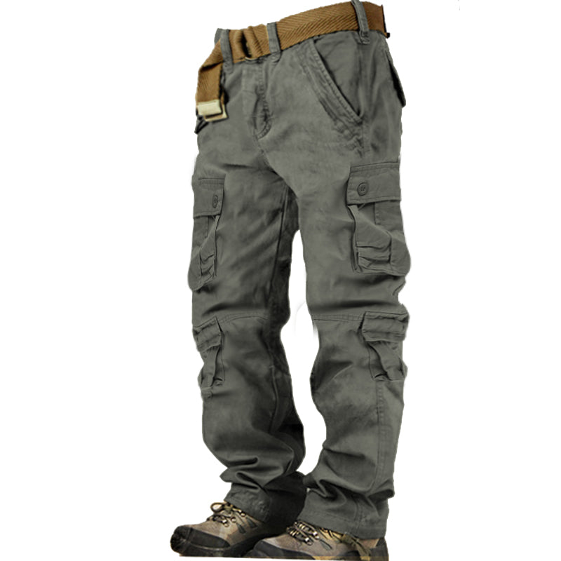 Men's Multi-pocket Outdoor Cotton Cargo Pants