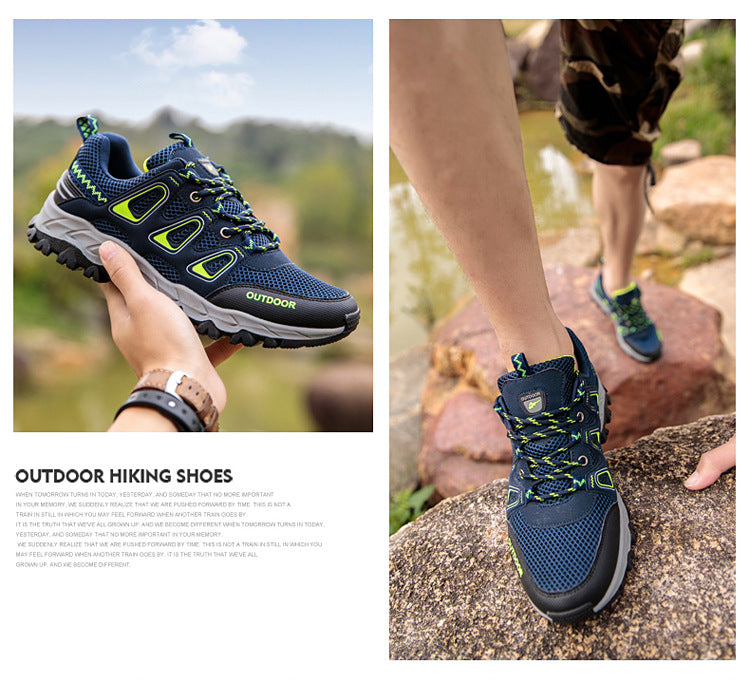 Men's Soft Non-Slip Breathable Outdoor Hiking Shoes
