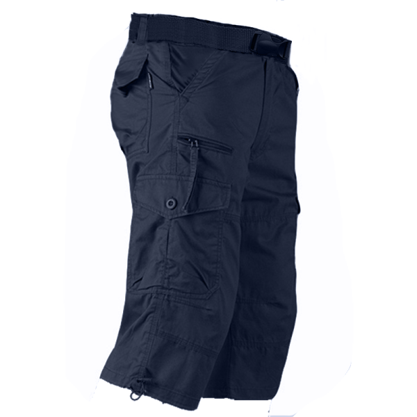 Men's Zip Multi Pocket Hiking Cotton Cargo Pants